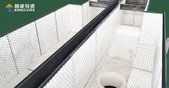 Liner Cerámico de resistente al desgaste para Chutes de Pulpa Minera